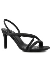 Jones New York Women's Tarona Strapp Stiletto Dress Sandals - Black Mircosuede