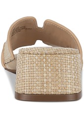 Jones New York Women's Unsa Block Heel Slide Sandals - Natural Raffia