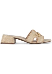 Jones New York Women's Unsa Block Heel Slide Sandals - Natural Raffia