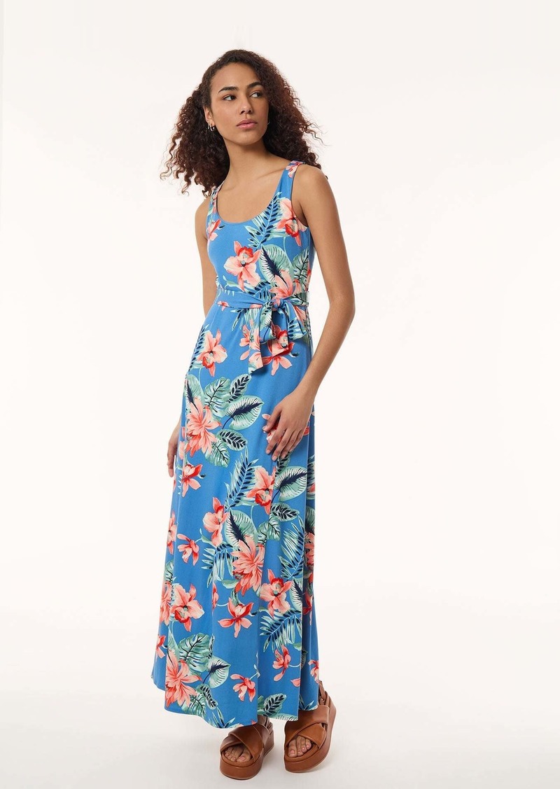 Jones New York Maxi Tank Dress, Printed Moss Crepe