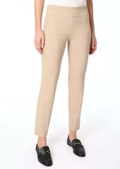 Jones New York Solid Stretch Pull-On Straight Leg Pant