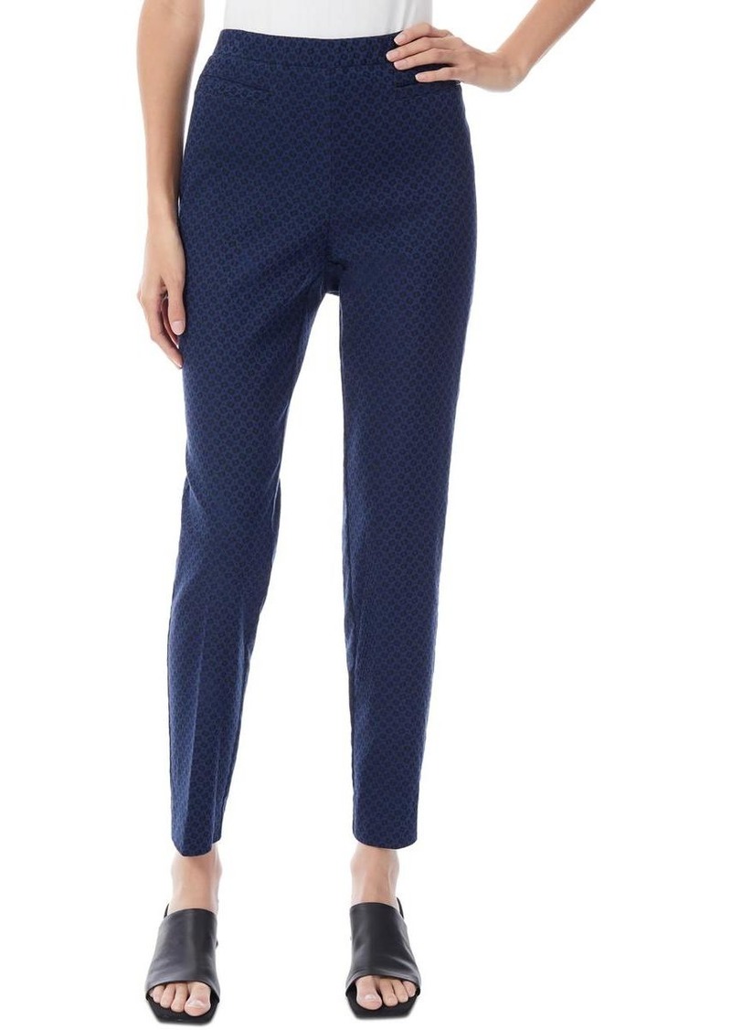 Jones New York Womens Pattern Textured Ankle Pants