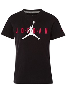 Jordan Big Boys Graphic Short Sleeves T-shirt - Black