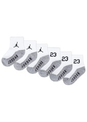 Jordan Baby and Toddler Boys Core Jumpman Ankle Socks, Pack of 6 - Gym Red