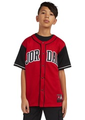 Jordan Big Boys 23 Baseball Jersey - R78gym Red