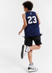 Jordan Big Boys Mesh Logo Shorts - Midnight Blue