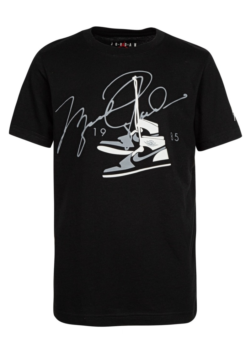 Jordan Big Boys AJ85 Crew Short Sleeve T-shirt - Black