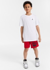 Jordan Big Boys Jumpman Air Embroidery T-Shirt - Gym Red