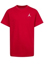 Jordan Big Boys Jumpman Air Embroidery T-Shirt - Gym Red