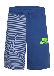 Jordan Big Boys Jumpman x Nike Fleece Shorts - Dark Marina Blue