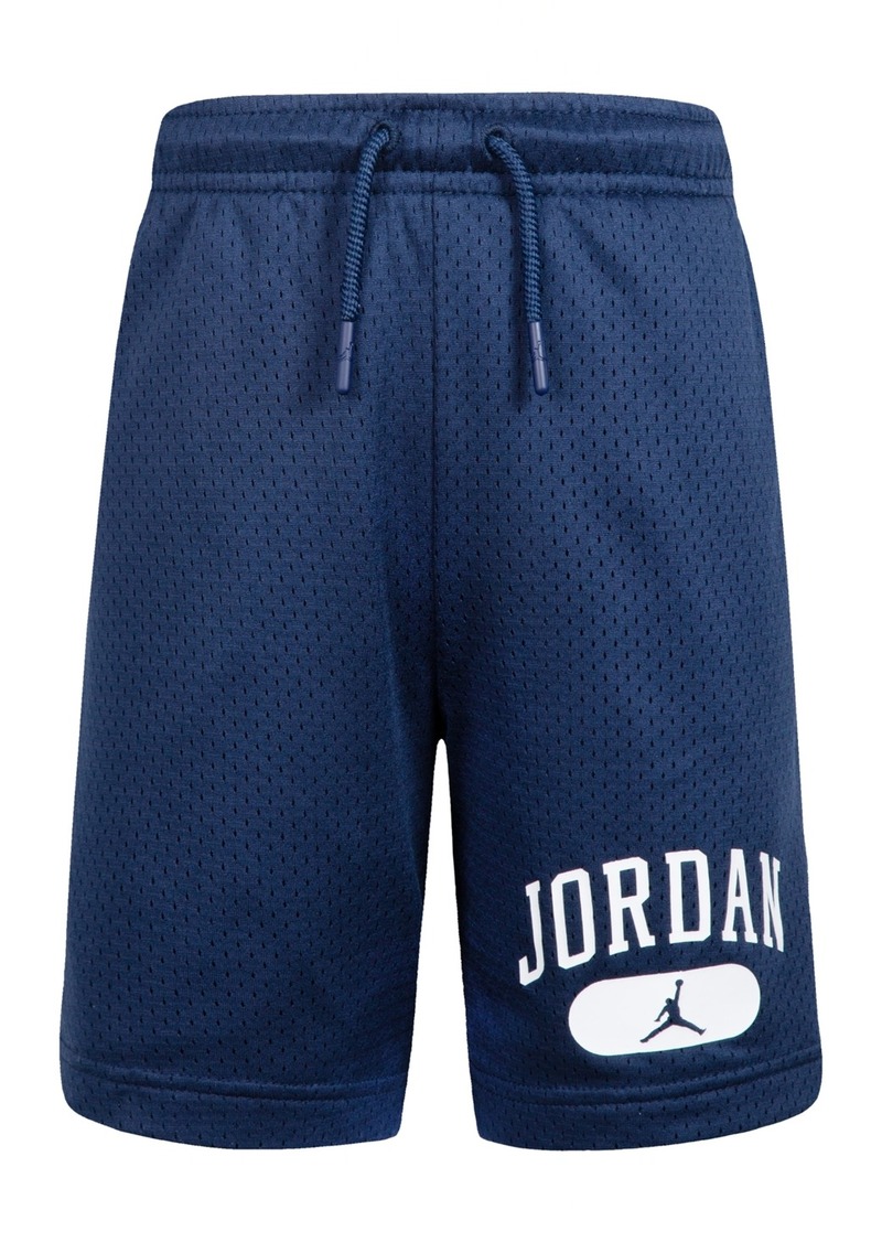 Jordan Big Boys Mesh Logo Shorts - Midnight Blue