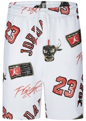 Jordan Big Boys Michael Jordan Essentials Printed Fleece Shorts - Black