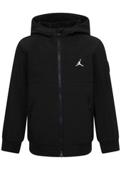 Jordan Big Boys Soft Shell Hooded Jacket - 023Black