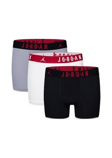 Jordan Boys' Flight Cotton Core Boxer Briefs, Pack of 3 - Big Kid