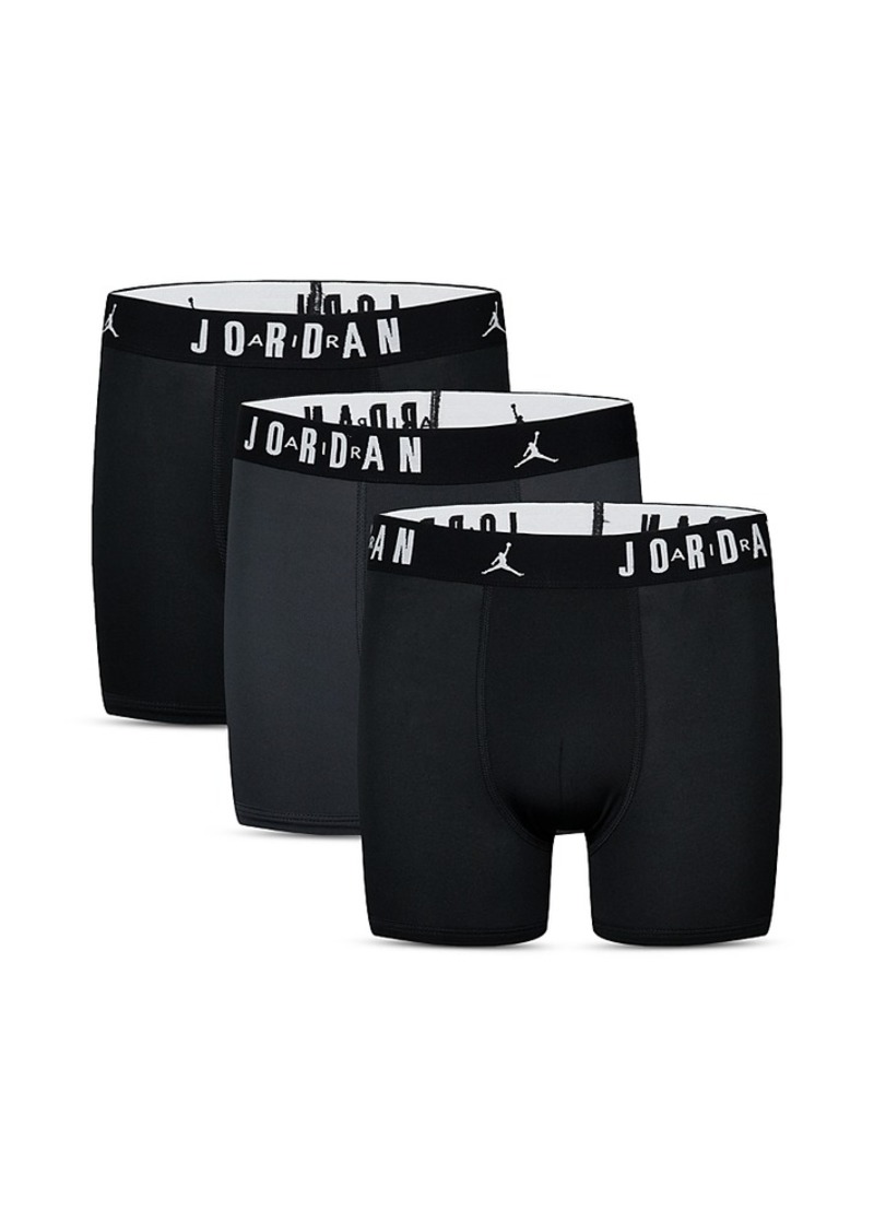 Jordan Boys' Flight Poly Core Boxer Briefs, Pack of 3 - Big Kid