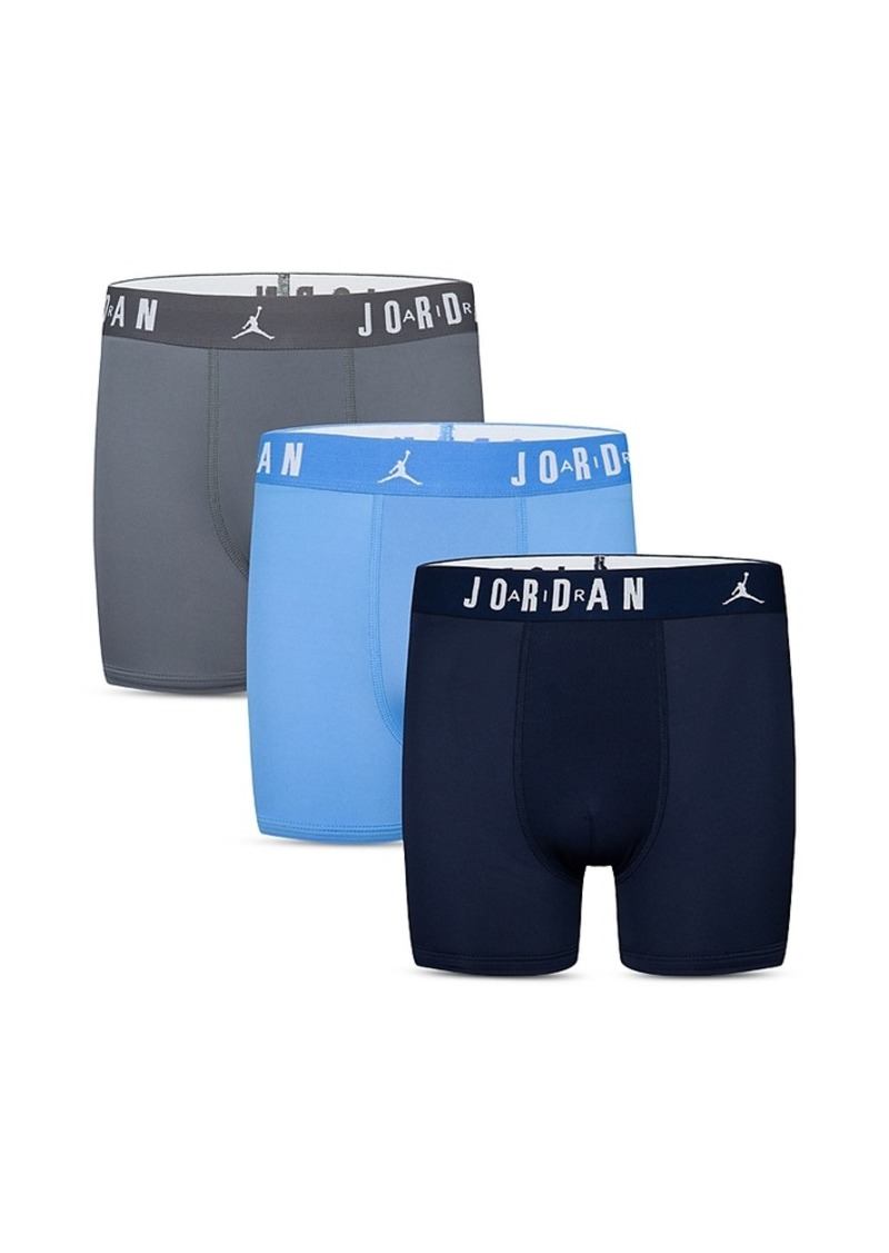 Jordan Boys' Flight Poly Core Boxer Briefs, Pack of 3 - Big Kid