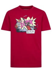 Jordan Little Boys Air Comics Dunk Short-Sleeve Graphic T-Shirt - R78gym Red