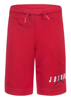 Jordan Little Boys Essentials Graphic Mesh Shorts - Gym Red