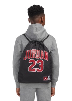 Jordan Little Boys Jersey Gym Sack Bag - Black