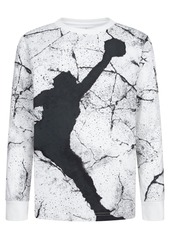 Jordan Little Boys Jumpman Cement Long-Sleeve Graphic T-Shirt - 001White