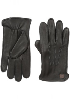 Joseph Abboud Men's Supple Deerskin Gloves with Melange Fleece Lining