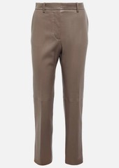 Joseph Coleman slim leather pants