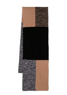 Joseph colour-block wool scarf