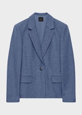 Joseph Joaquim Single-Button Stretch Flannel Jacket