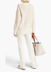 Joseph - Argyle cotton sweater - White - S