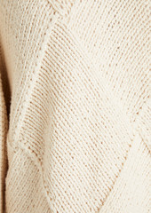 Joseph - Argyle cotton sweater - White - S