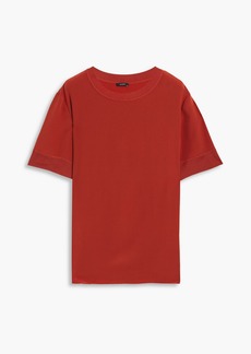 Joseph - Brana silk crepe de chine T-shirt - Red - FR 36