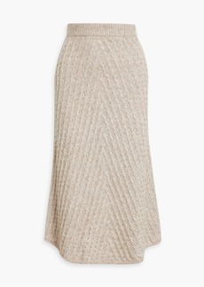Joseph - Cable-knit midi skirt - Neutral - S
