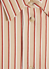 Joseph - Daxtona striped twill shirt dress - Neutral - FR 38
