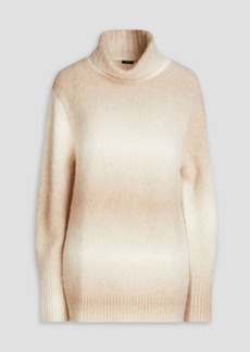 Joseph - Dégradé alpaca-blend turtleneck sweater - White - XS