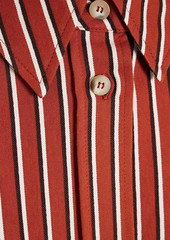 Joseph - Diana striped twill midi shirt dress - Neutral - FR 34