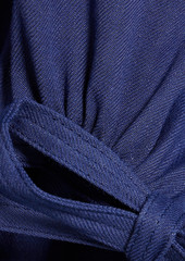 Joseph - Duna linen-blend midi dress - Blue - FR 34