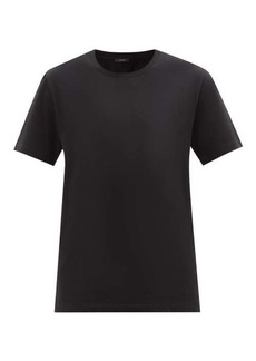 Joseph - Logo-print Organic-cotton Jersey T-shirt - Womens - Black