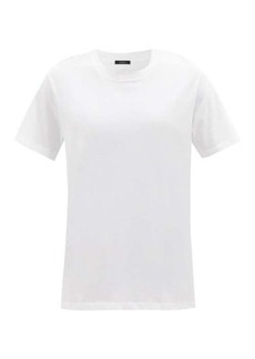 Joseph - Logo-print Organic-cotton Jersey T-shirt - Womens - White