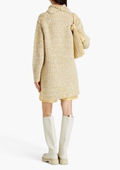 Joseph - Marled cable-knit wool-blend turtleneck sweater - Yellow - XXS