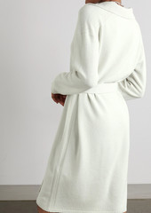 Joseph - Polo belted merino wool dress - White - M