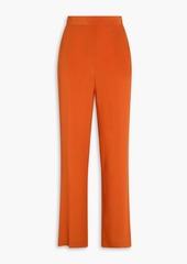 Joseph - Silk crepe de chine straight-leg pants - Orange - FR 34