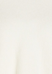 Joseph - Cropped ribbed linen-blend sweater - White - M