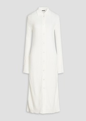 Joseph - Textured cotton midi dress - White - M