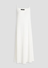 Joseph - Textured cotton midi slip dress - White - M