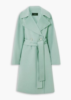 Joseph - Walmer double-breasted wool and cashmere-blend coat - Green - FR 42