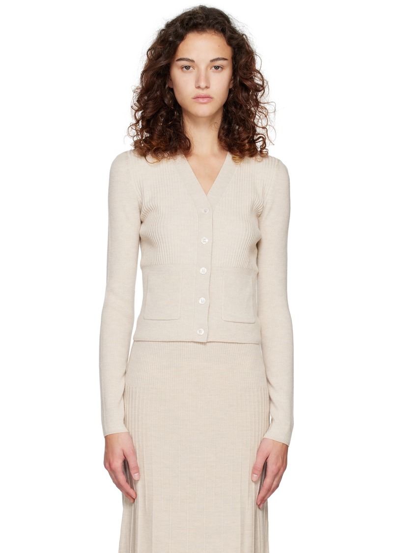 Joseph Beige Button Cardigan