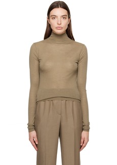 Joseph Beige Cashair Turtleneck