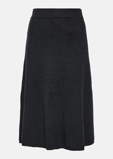 Joseph Ribbed-knit midi skirt