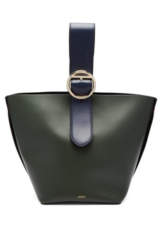 Joseph Sevres buckle-handle leather bag