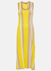 Joseph Striped midi dress